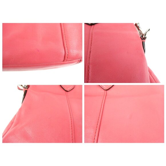 Coach Daisy Mia Coral Leather Shoulder Bag Crossbody Purse F23901 - Picture 11 of 16